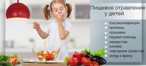 Пищевое отравление у ребенка: симптомы и лечение, признаки отравления едой у детей