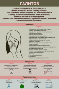 Неприятный запах изо рта: причины, симптомы и лечение
